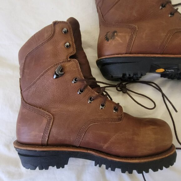 Men\'s Chippewa Thinsulate Vibram 400 gram Size 9 EE Ortholite Chip A Tex Boots main image 5